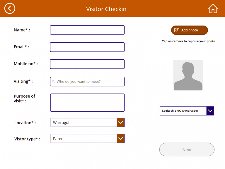 setup4 - Power app - Visitor Form